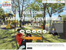 Tablet Screenshot of campingparkdellerose.it